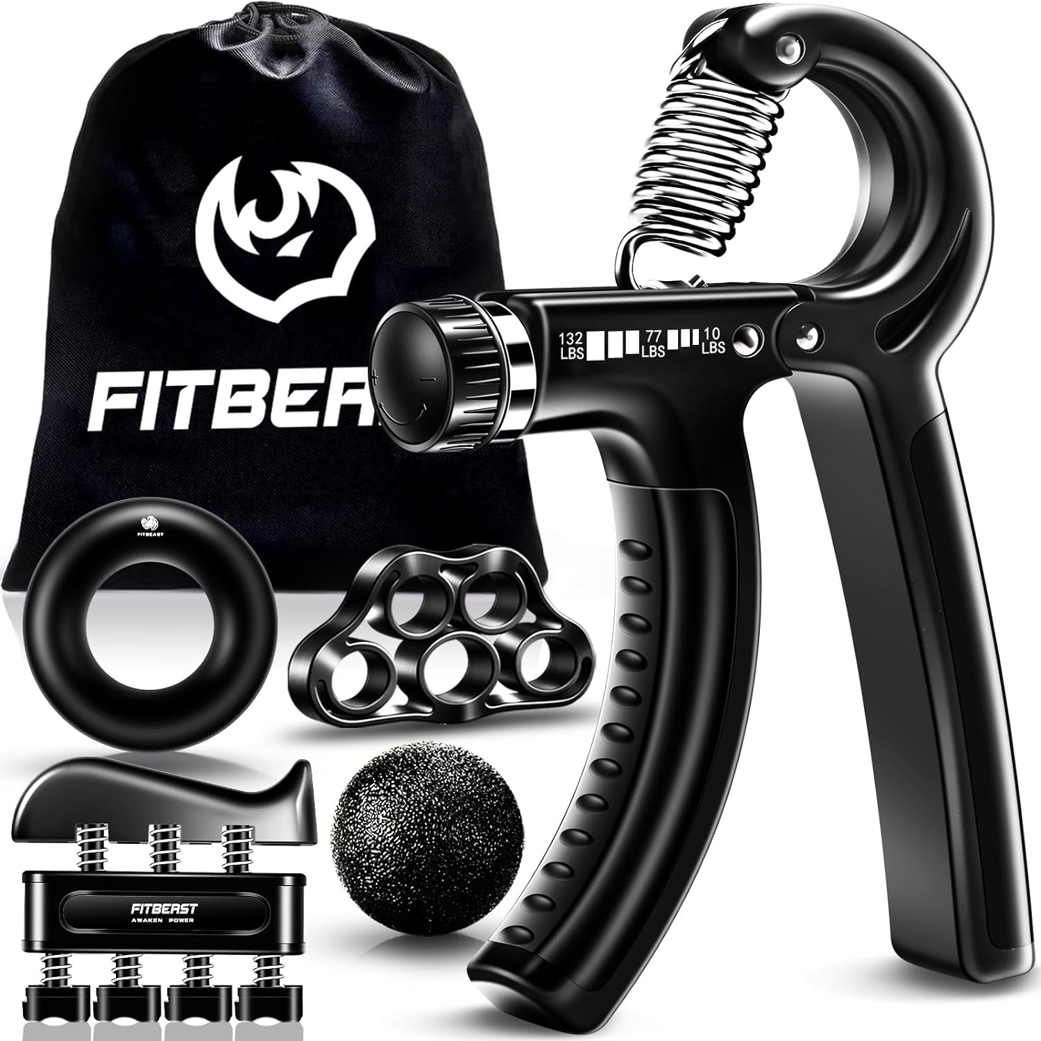 Grip Strengthener Kit – Adjustable Resistance Forearm Hand Grips.
