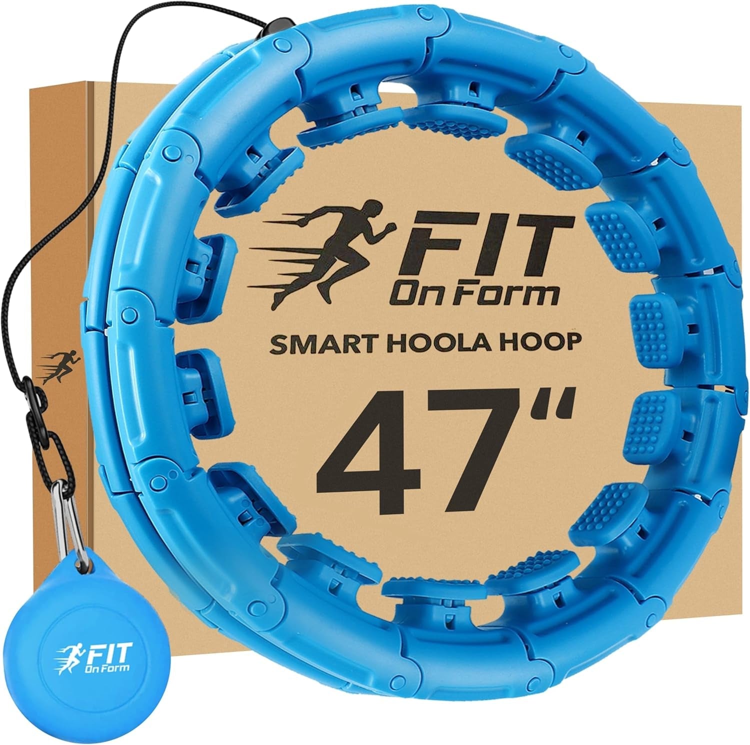 Infinity Weighted Hula Fit Hoop for Weight Loss | Core Toning