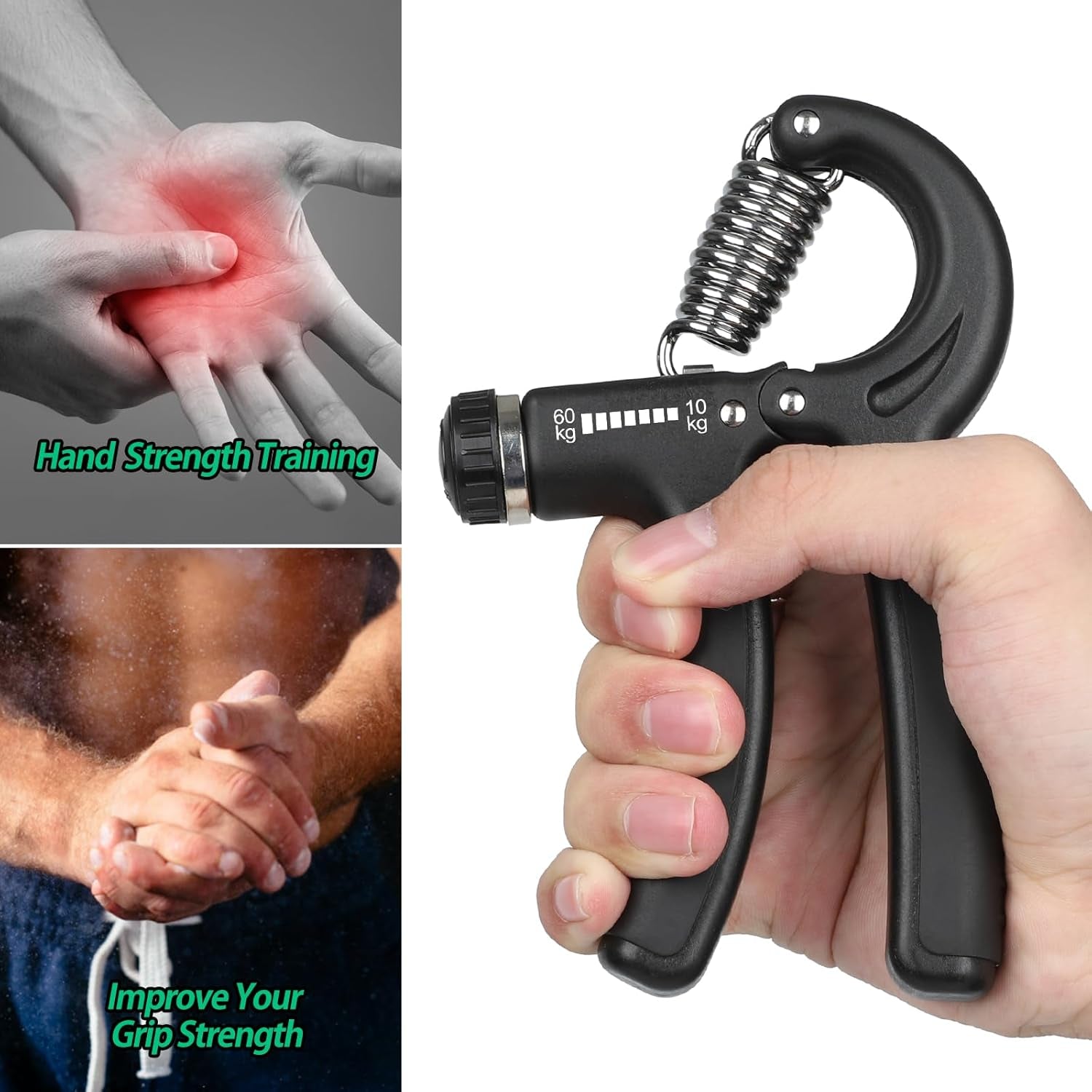Grip Strength Trainer | Adjustable Resistance for Musicians & Athletes