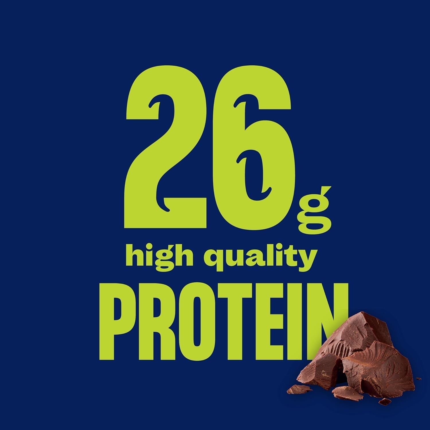 Chocolate Protein Shake – 26g Protein, Low Sugar, 14oz Bottle.