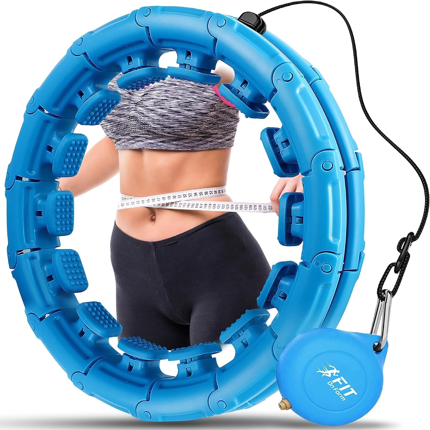 Infinity Weighted Hula Fit Hoop for Weight Loss | Core Toning