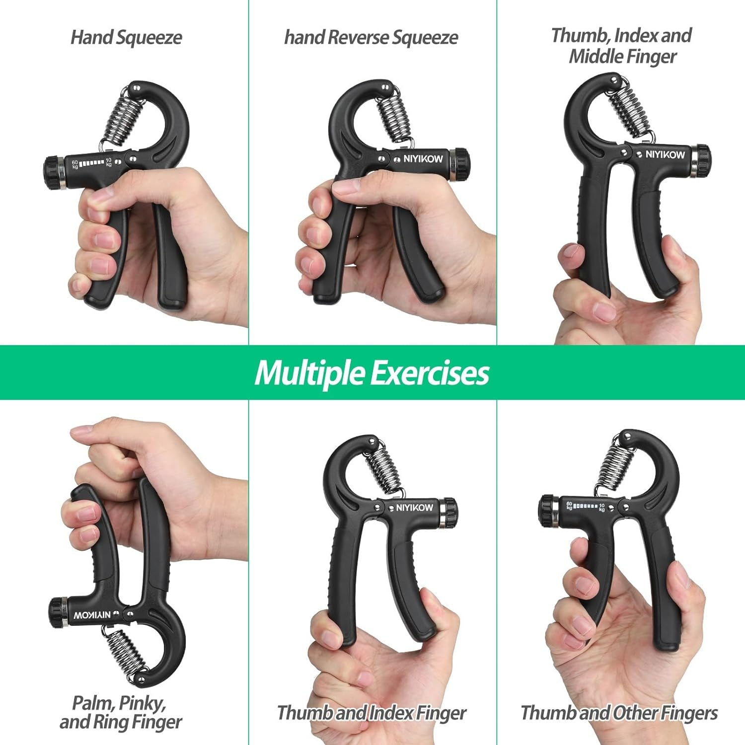 Grip Strength Trainer | Adjustable Resistance for Musicians & Athletes