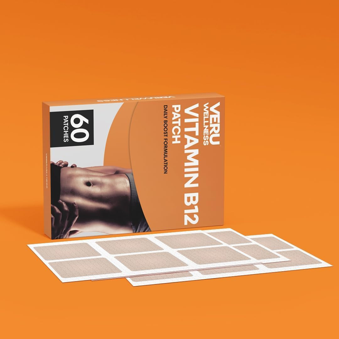 Veru Wellness Vitamin B12 Energy Patch – Natural Time Release Patch.