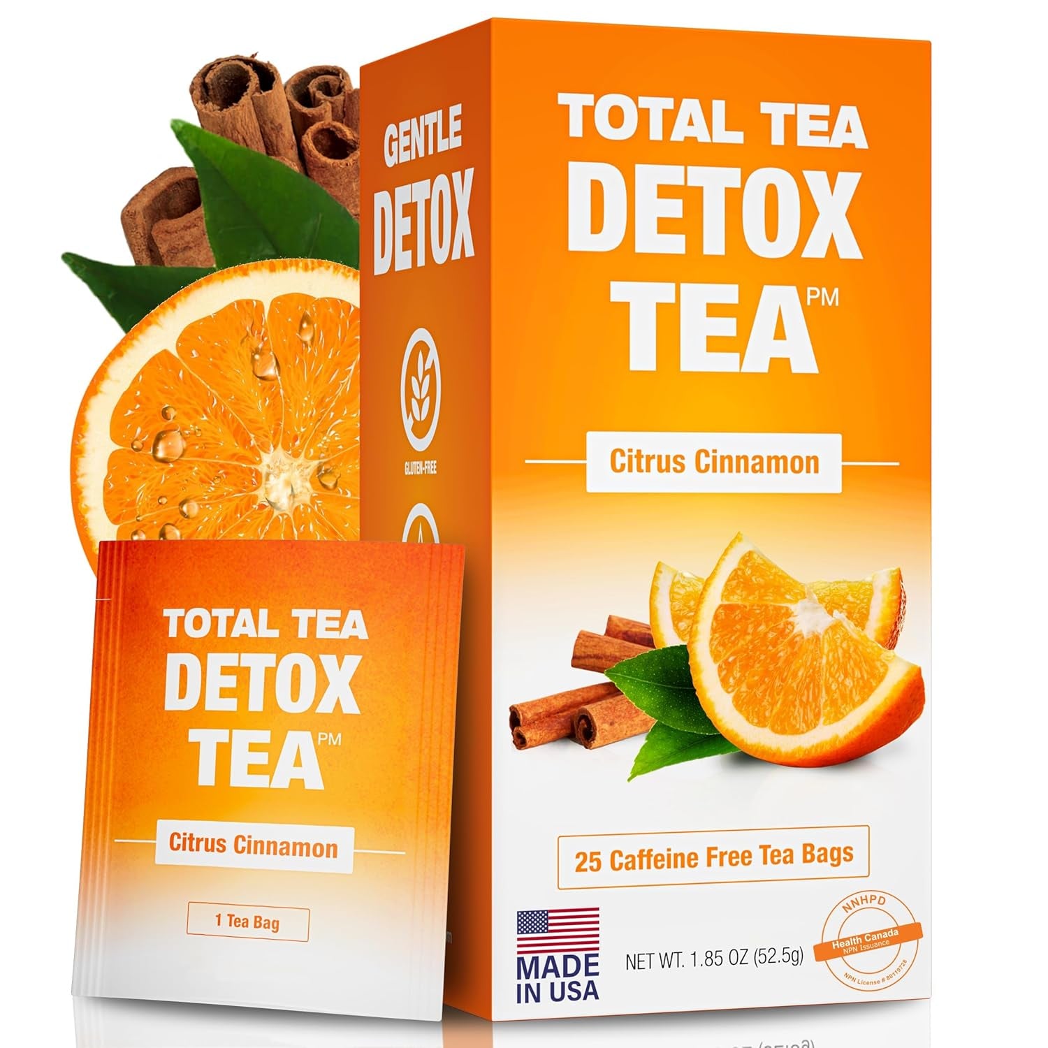 Total Detox Tea Slimming Caffeine-Free – 25 Day Colon Cleanse