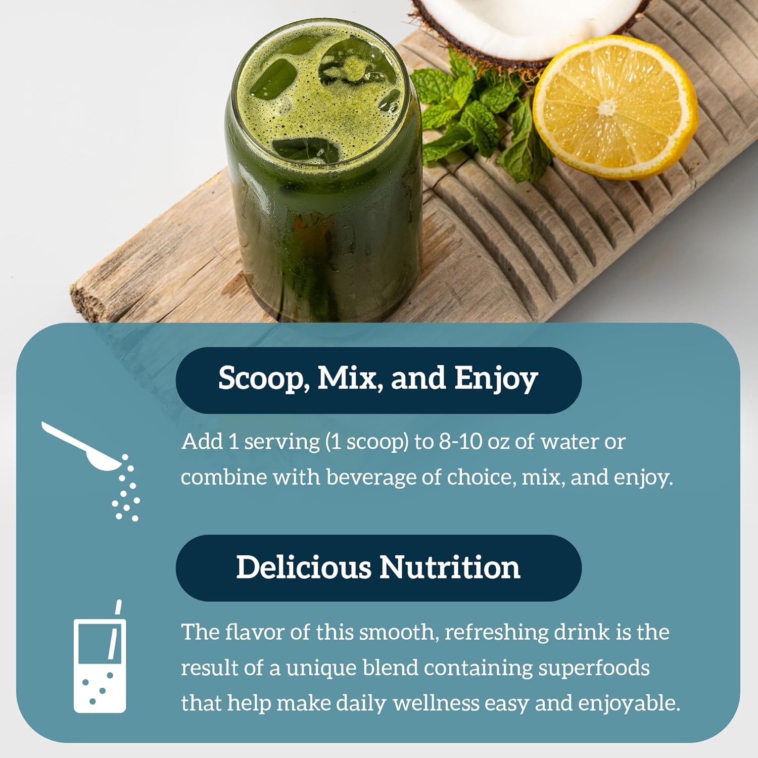 Green Juice - Organic Superfood Powder - 90-Day Supply - Organic Vegan Greens - Helps Decrease Cortisol - Provides Better Response to Stress - Supports Weight Control - Total Body Wellness